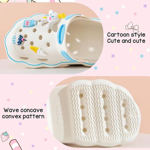 Casual Garden Clogs Cute Summer Women Slippers Cartoon Beach Sandals Indoor Outdoor Cloud Slides in Saudi Arabia
