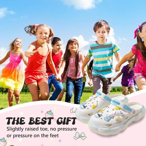 Casual Garden Clogs Cute Summer Women Slippers Cartoon Beach Sandals Indoor Outdoor Cloud Slides in Saudi Arabia