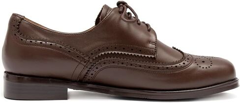 Women's Dress Brogue Lace-up Leather Oxford in Kuwait