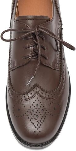 Women's Dress Brogue Lace-up Leather Oxford in Kuwait