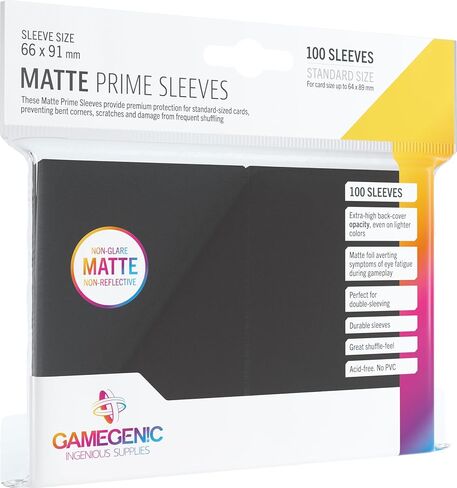 Matte Prime Sleeves: Blue (Pack of 2) in Saudi Arabia