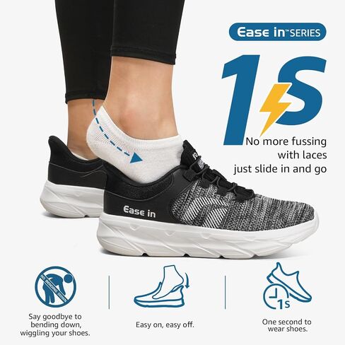 STQ Women Slip on Sneakers Orthopedic Walking Shoes for Pregnant and Busy Mom in Saudi Arabia