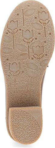Dansko Danica Heeled Loafer for Women - Waterproof Leather with Rubber Outsole and Leather Stacked Heel for Long-Lasting Style Natural Arch Technology for Added Support in Saudi Arabia