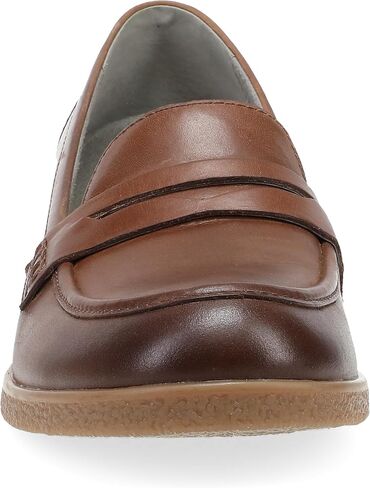Dansko Danica Heeled Loafer for Women - Waterproof Leather with Rubber Outsole and Leather Stacked Heel for Long-Lasting Style Natural Arch Technology for Added Support in Saudi Arabia