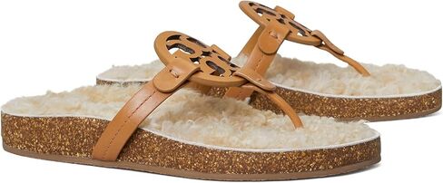 Tory Burch Miller Cloud Shearling Caramel Corn/Buttermilk 7 M in Saudi Arabia