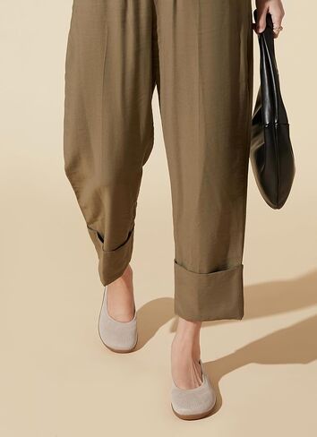 Arromic Wide Toe Box Ballet Flats Shoes for Women Slip on Knit Dressy Shoes Washable Soft Ballerina Lightweight Ladies Walking Flat in Kuwait