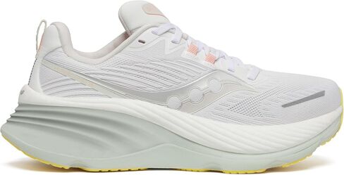 Saucony Women's Hurricane 24 Sneaker, White/Foam, 8.5 in Saudi Arabia