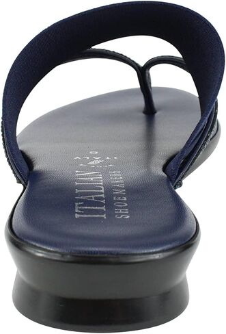 ITALIAN Shoemakers Sorbi Womens Flip Flop Slide Sandals - Dressy Shoe for Women Low Wedge Comfort Heel in Saudi Arabia