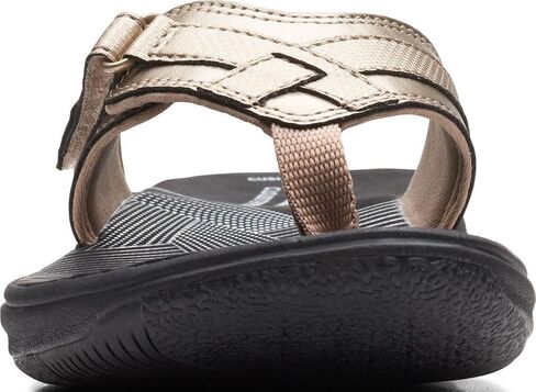 Clarks Womens Breeze Sea Flip-Flop Sandals - Comfortable Flip Flop with Adjustable Hook and Arch Support - Casual Summer Wearing Cloudsteppers for Everyday in Saudi Arabia