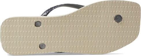 صندل نسائي من Havaianas بتصميم مربع لامع للحفلات in Kuwait
