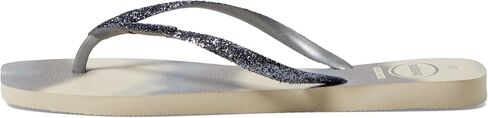 صندل نسائي من Havaianas بتصميم مربع لامع للحفلات in Kuwait