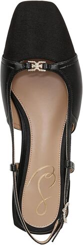 Sam Edelman Women's Kara Ballet Flat, Black Leather, 9 in Saudi Arabia