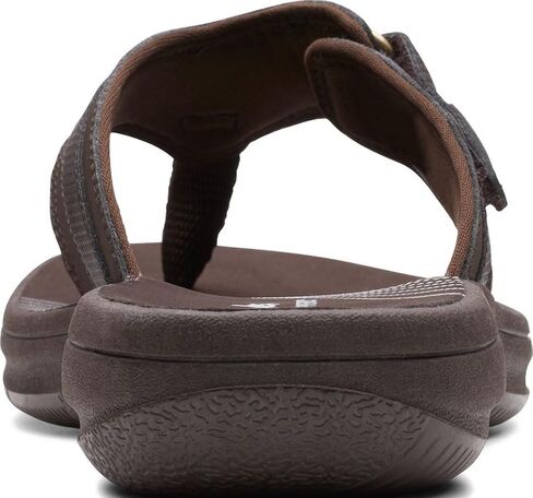 Clarks Womens Breeze Sea Flip-Flop Sandals - Comfortable Flip Flop with Adjustable Hook and Arch Support - Casual Summer Wearing Cloudsteppers for Everyday in Saudi Arabia