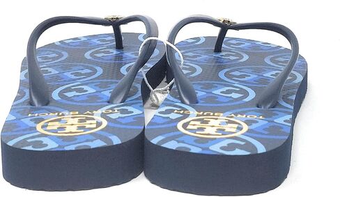 شبشب Tory Burch النسائي - أنماط وألوان ومقاسات متنوعة (Tory Navy - شعار Tory Navy مختلط، رقم_7) in Saudi Arabia