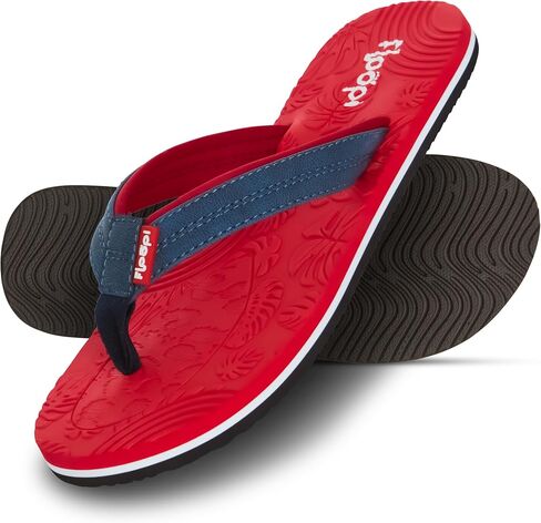 Floopi Flip Flops for Women Durable EVA Floral Textured Sandals Ladies Beach Sandals with Indoor & Outdoor Anti Skid Soles in Saudi Arabia