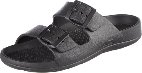 totes Women's Everywear Adjustable Double Buckle Slide Sandal in Saudi Arabia