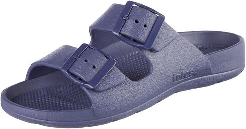 totes Women's Everywear Adjustable Double Buckle Slide Sandal in Saudi Arabia