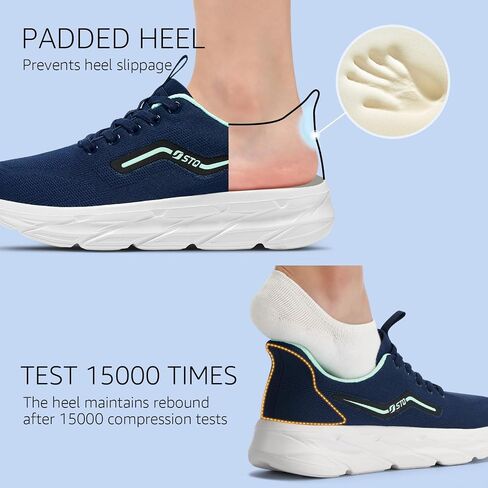 STQ Slip ins Womens Orthopedic Shoes Hands Free Slip on Sneakers in Saudi Arabia