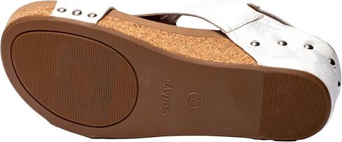Corkys Footwear Volta Wedge - Chic Elegance Meets All-Year Comfort with a 2-Inch Cork Heel and Marshmallow Insole for Stylish Everyday Wear and All-Day Comfort in Saudi Arabia