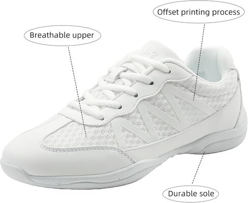 cheer shoes Girls Cheerleading Shoes Dancing Training Sneakers Style Size Little Kid 12 - Womens 11.5 in Kuwait