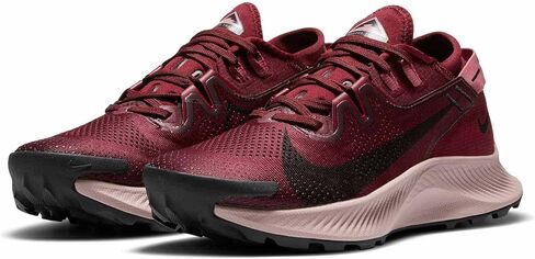 Nike Pegasus Trail 2 Women's Running Shoes (Dark Beetroot/Desert Berry/Platinum Tint/Black, US Footwear Size System, Adult, Women, Numeric, Medium, 11) in Saudi Arabia