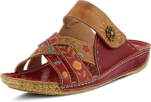 L'Artiste by Spring Step Women's Style Leigh Leather Slide Sandal in Saudi Arabia
