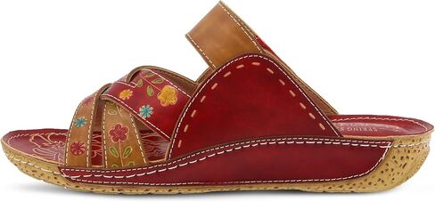 L'Artiste by Spring Step Women's Style Leigh Leather Slide Sandal in Saudi Arabia