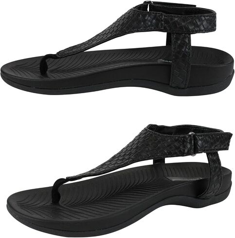 Pierre Dumas Bedrock-3 Womens Arch Support Sandals Orthotic Adjustable Ankle Strap Thong Flip Flops for Women in Saudi Arabia