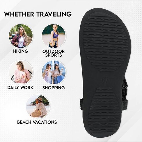 Pierre Dumas Bedrock-3 Womens Arch Support Sandals Orthotic Adjustable Ankle Strap Thong Flip Flops for Women in Saudi Arabia