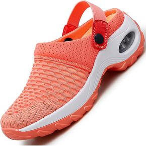 Orthopedic Air Cushion Platform Mesh Mules Clogs for Women – Lightweight Summer Walking Sandals, Breathable Slip-Ons, Anti-Skid Beach Shoes, and Outdoor Slippers