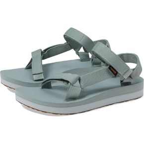 Teva Women's Midform Universal Sport Sandal, Wrought Iron/Pearl Blue, 5