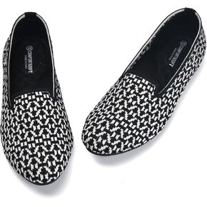 Zuwoigo Women's Flats Shoes Dressy Ballet Flats Comfortable Casual Womens Slip On Business Work Loafer Shoes
