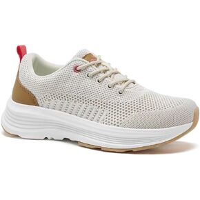 OrthoComfoot Women's Orthopedic Breathable Sneakers, Cushioned Arch Support Walking Shoes for Plantar Fasciitis, Super Soft Casual Sneakers for Ankle and Foot Pain Relief