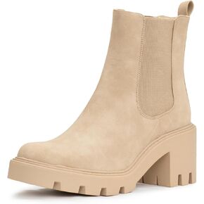 2024 Women's Chelsea Boots Chunky Boots For Women Platform Ankle Boots Pull-On Lug Sole Elastic Fall Fashion Booties Shoes