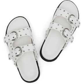 Comfortable Slide Sandals for Women Footbed Flat Sandals Casual Dressy Shoes