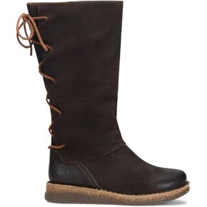 BORN Womens Sable Suede Pull On Mid-Calf Boots