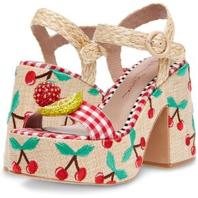 Betsey Johnson Women's Cheyne Heeled Sandal