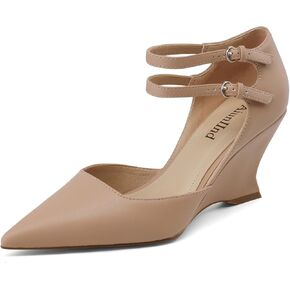 أحذية نسائية بكعب عريض أحذية بكعب عريض وكعب عريض للنساء بحزام الكاحل 3 بوصة أحذية رسمية بكعب عريض وكعب عريض ملابس عمل الزفاف in Kuwait