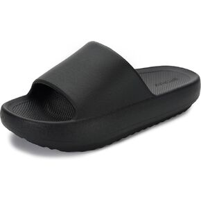 BRONAX Arch Support Slides for Women and Mens | Cushioned Thick Sole Pain Relief Slippers