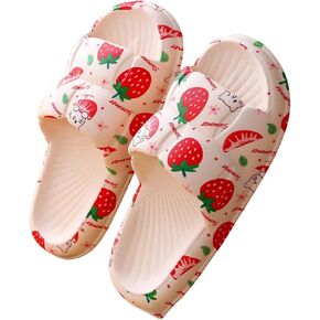 Strawberry Cartoon Slippers Sandals Women Non Slip - Outdoor & Indoor Footwear For Beach Travel Shower Flip Flops Women