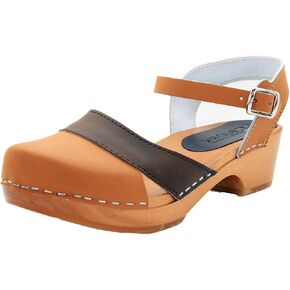 BJORK Swedish Comfort Mila Low-heel Wooden Clogs