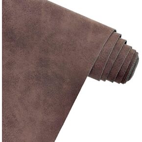 XHT 30 x 135 cm Suede PU Faux Leather Fabric, Soft Smooth Crafts Synthetic Fabric for DIY Handicraft Wallets Bags Making (Beige)