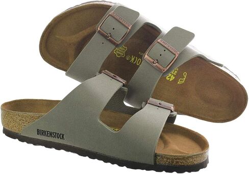 Birkenstock Arizona Sandal - Women's Stone Birkibuc, 41.0 in Saudi Arabia
