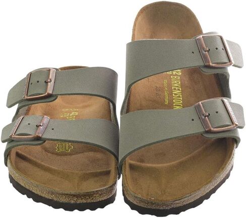 Birkenstock Arizona Sandal - Women's Stone Birkibuc, 41.0 in Saudi Arabia