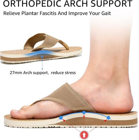 Womens Orthopedic Flip Flops with Arch Support for Plantar Fasciitis in Saudi Arabia