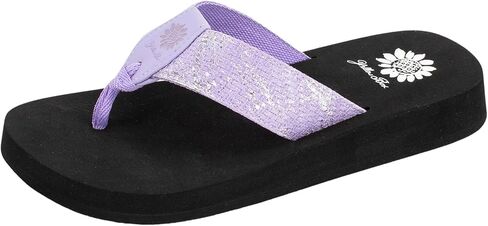 صندل Frinna Flip Flop نسائي من Yellow Box، ارتفاع المنصة 0.75 بوصة، الكعب 1 بوصة، لطيف ومريح in Kuwait