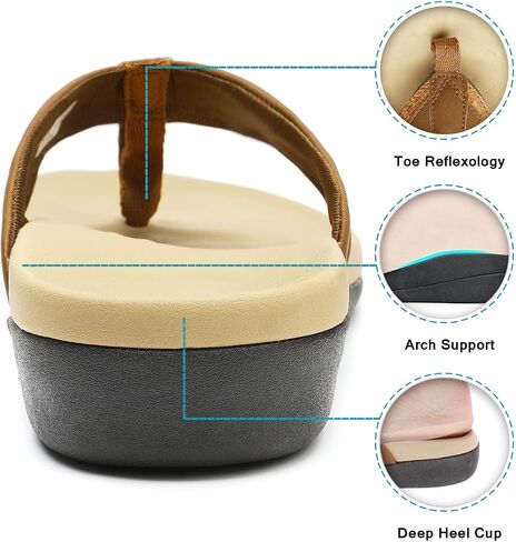 UTENAG Womens Orthotic Arch Support Flip Flops | Ladies Thong Sandals in Saudi Arabia