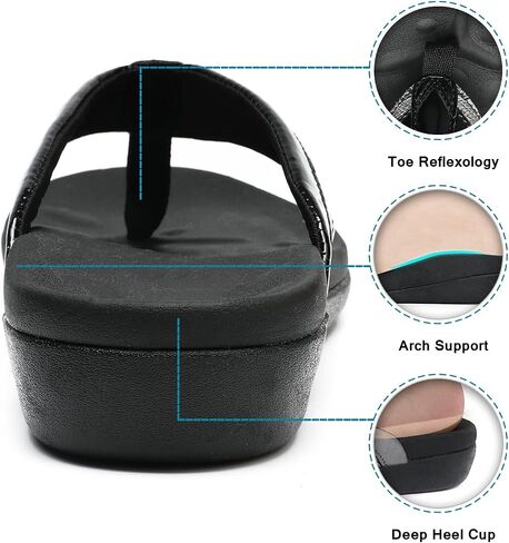 UTENAG Womens Orthotic Arch Support Flip Flop | السيدات ثونغ الصنادل in Saudi Arabia