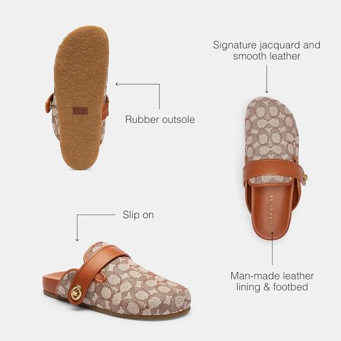 Coach Women's Blake Signature Textile Jacquard Clog in Kuwait