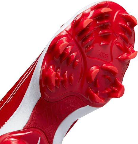 Nike Women's Hyperdiamond 4 Pro Molded Softball Cleats, Red White, 10 in Saudi Arabia